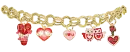 valentine charm bracelet