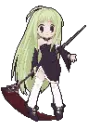 goth anime girl