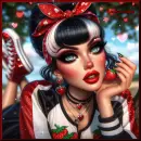 Girl Valentine Rockabilly