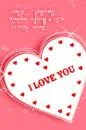 I love you