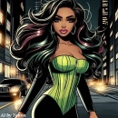 Cute comic girl