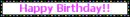 happy birthday