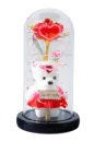 teddy bear snow globe