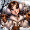 Silly Winter Girl #2