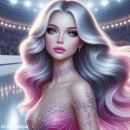 Beautiful figure skater