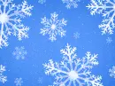Blue Winter Snowflakes #3