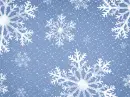 Blue Winter Snowflakes
