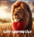 Valentine's Day Lion