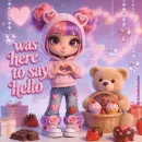 was here to say hello