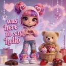 was here to say hello