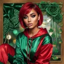 Pretty red haired woman 2