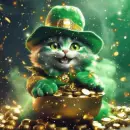 st Patrick's day cat