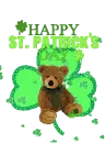 happy st Patrick's day bear