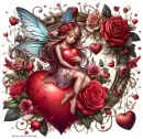 Valentine Fairy (Without Word Art)