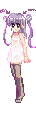floating anime girl