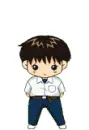 shy anime boy