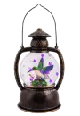 hummingbird snow globe
