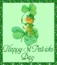 caterpillar on a shamrock