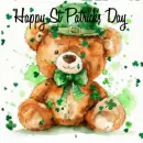 happy st Patrick's day bear