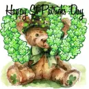 happy st Patrick's day bear