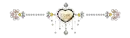 heart and diamonds
