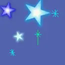 blue star background