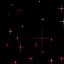 black background with pink sparkles