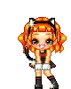 doll with a cat costume