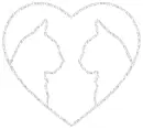 two cats in one heart