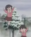 2 jumping anime girls