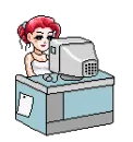 doll using a computer