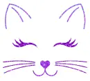 cat with heart-shaped nose