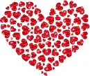 heart made of hearts
