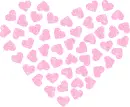 heart made of hearts