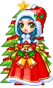 christmas doll sparkle