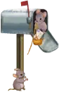 mice at the mailbox