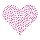 heart made of hearts