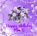 Happy Birthday Miss G