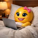 browsing in bed