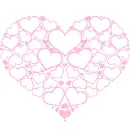 heart made of hearts
