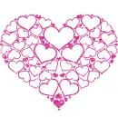 heart made of hearts