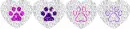 paw prints and hearts