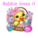 Robbie loves it