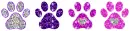 paw prints and hearts