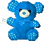 blue teddy bear