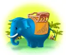 blue elephant
