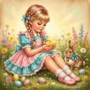 Sweet girl Easter 2