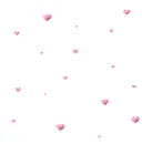 hearts with background