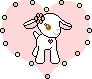 lamb in a pink heart