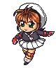 anime girl skating
